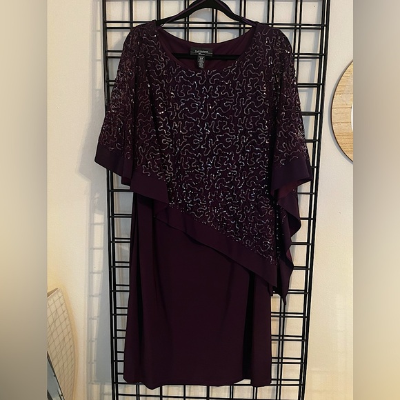 Cocktail dress Size 16W Color Eggplant - Picture 1 of 7